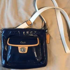 Coach Navy Cross Body Purse